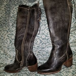 Bed Stu Boots Fortune Taupe Rustic Sz7